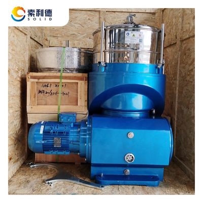 Separador de disco vertical para la purificación de aceite de aguacate extra virgen AVOS-2000 a 6250 RPM