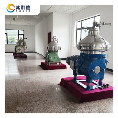 Separador de disco vertical DHZ360 para desgomación y neutralización continuas del aceite de aguacate