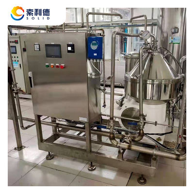 JNPJ-500 Separador de levaduras de cerveza artesanal aprobado Centrifugadora de pila de disco para clarificación de hierbas