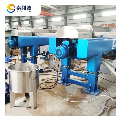 Fuente de alimentación de 97KW EVOT-6 8T/H Centrifugadora decantadora de aceite de oliva prensada en frío para molino 200TPD
