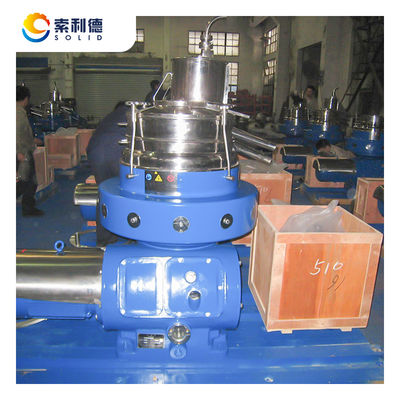 Máquina de centrifugadora de disco para la separación de agua de aceite de palma de coco y aceite de oliva de látex