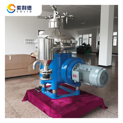 Separador de centrifugadoras de disco de refinería de aceite vegetal con velocidad de rotación DHZ470 y 7070