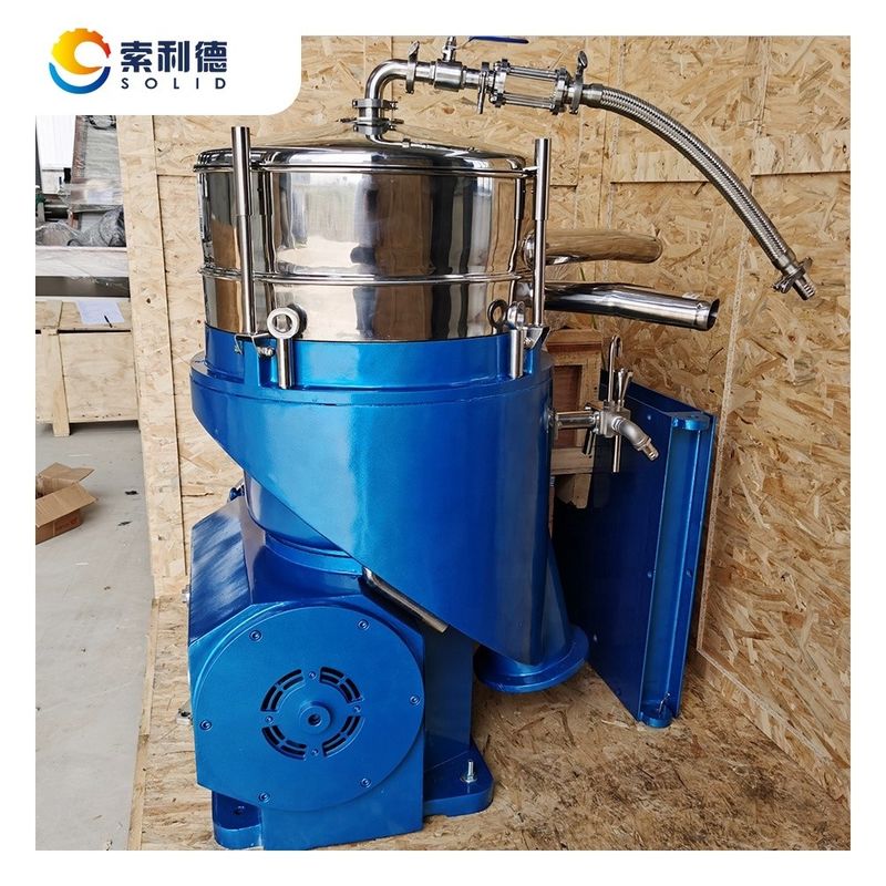 Centrifugadora para purificación de aceite virgen extra virgen separador de disco vertical de aceite de oliva
